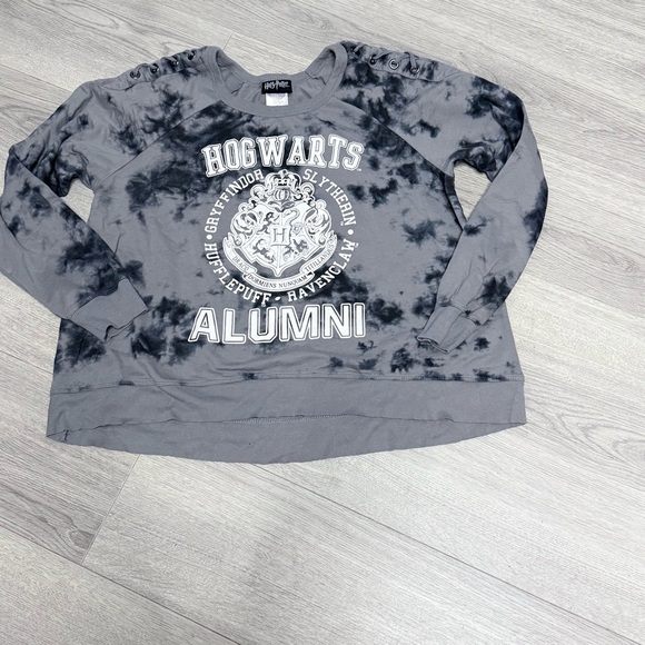 Harry Potter Hogwarts Alumni Gray Sweatshirt - Picture 1 of 7